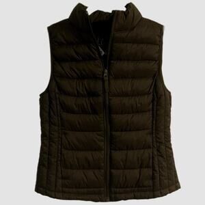 NWT Love Tree Puffer Vest‎ Size Medium Olive Green Ultra Light Packable